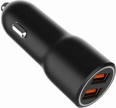Karikues veture Gembird TA-UC-A2QC36-CAR-01, 2x USB-A QC3.0, 36W, Zi