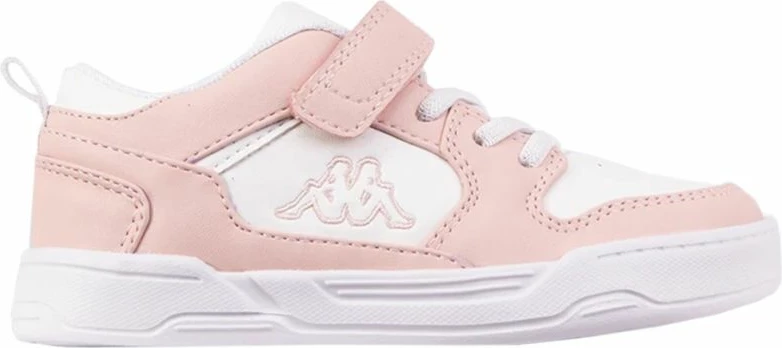 Atlete për fëmijë Kappa Lineup Low K, të bardha dhe rozë