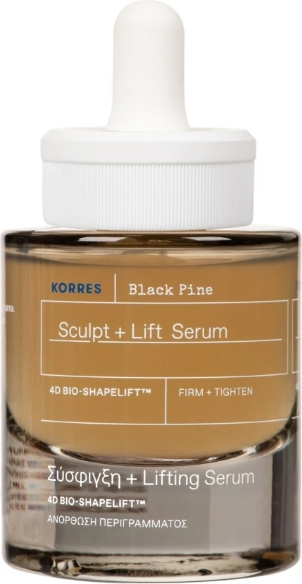 Serum për fytyrë Korres Black Pine Sculpt + Lift Firming për femra 30ml