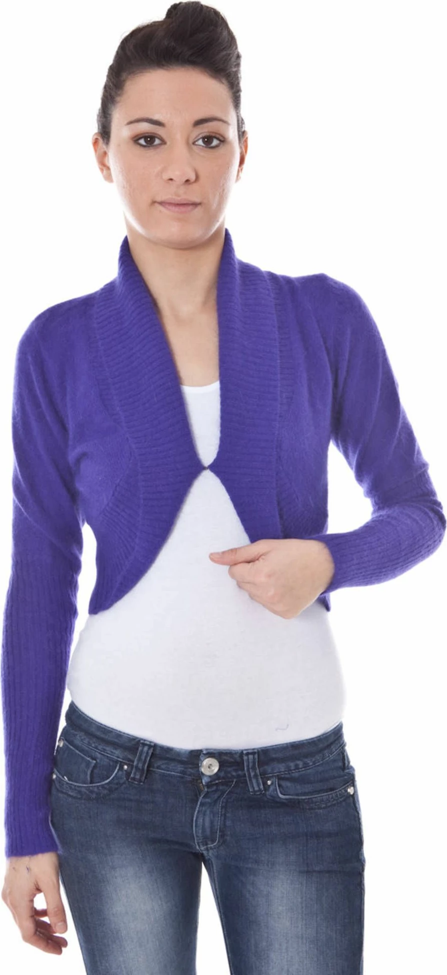 Xhemper DATCH shrug femra, e purpurt