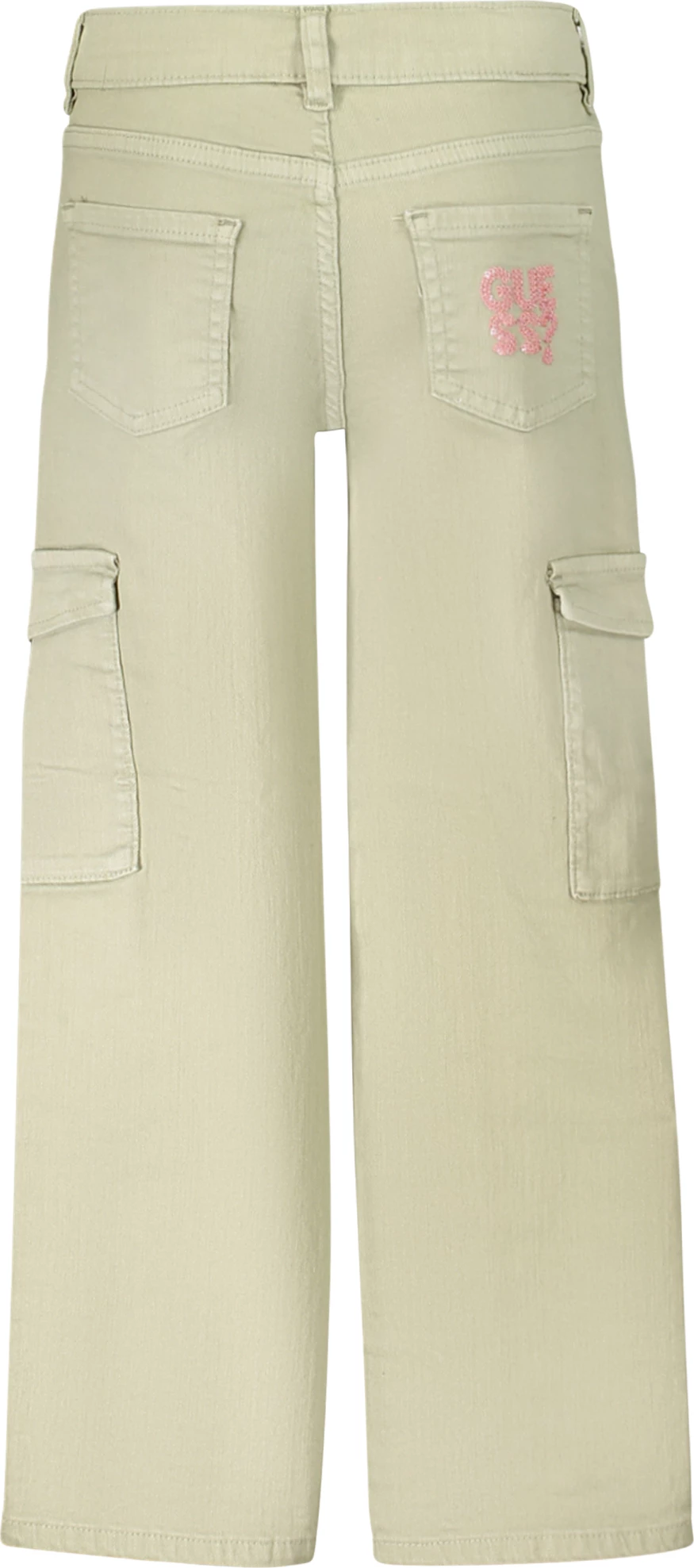 Pantallona për vajza GUESS JEANS, të gjelbra