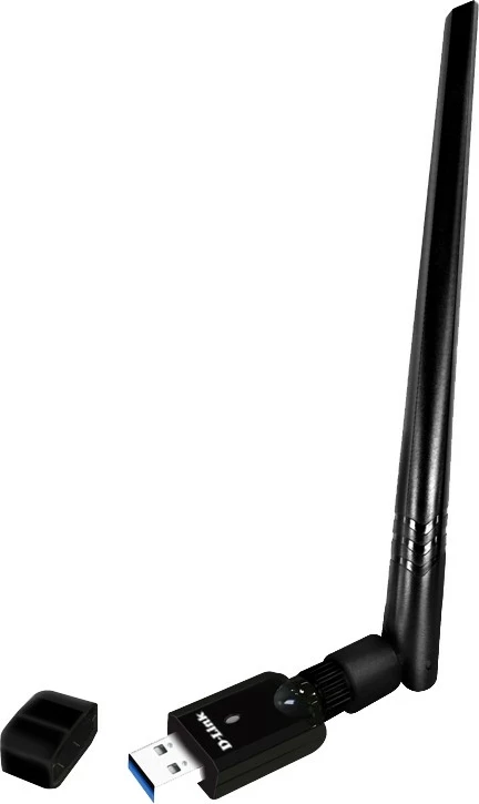 Adapter Wi-Fi D-Link DWA-185 AC1300 MU-MIMO USB, i zi