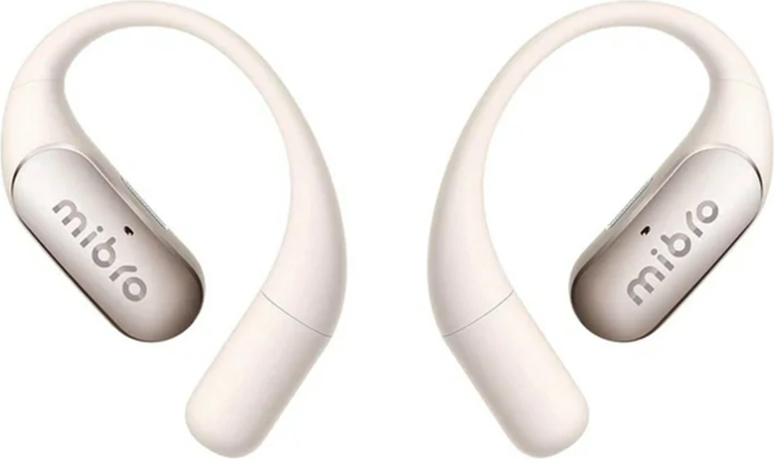 Kufje me kapëse pas veshi, Mibro OpenEar Pro, Bluetooth 5.4, IPX4, deri 6 orë, kuti 500 mAh, të bardha