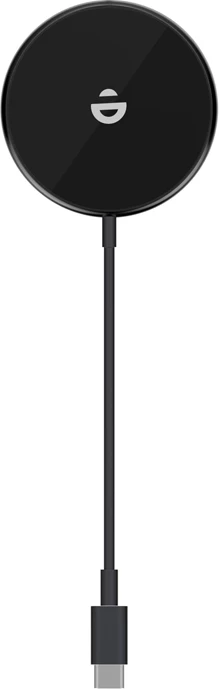 Karikues wireless magnetik 3-në-1 Choetech T697-F, USB-C, i zi