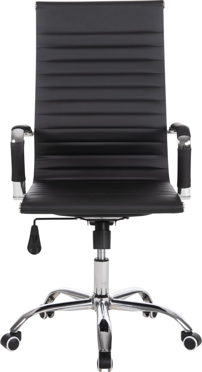 Karrige menaxheri për zyre BOSS FH1059.31, ngjyrë e zezë, PU-metal krom, 54x57x110H cm.