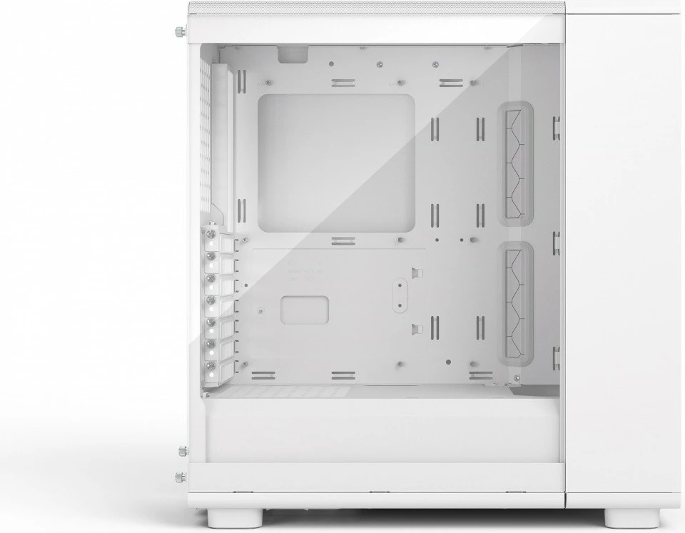 Kasë Fractal Design Epoch White TG Clear Tint, Midi Tower, ATX, e bardhë