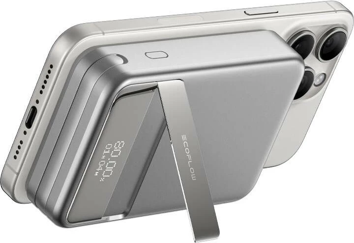 Powerbank magnetik EcoFlow RAPID 10000mAh, argjend