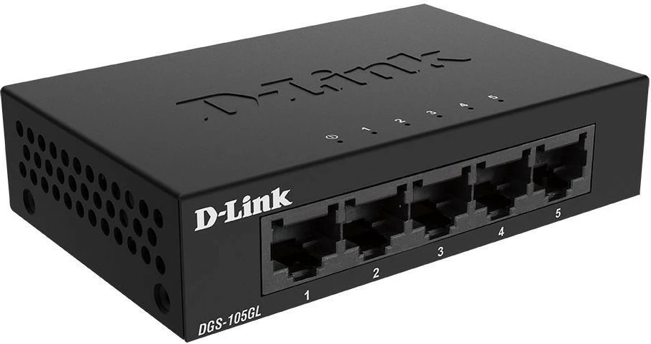 Switch D-Link DGS-105GL/E, 5 porta Gigabit, desktop, i zi