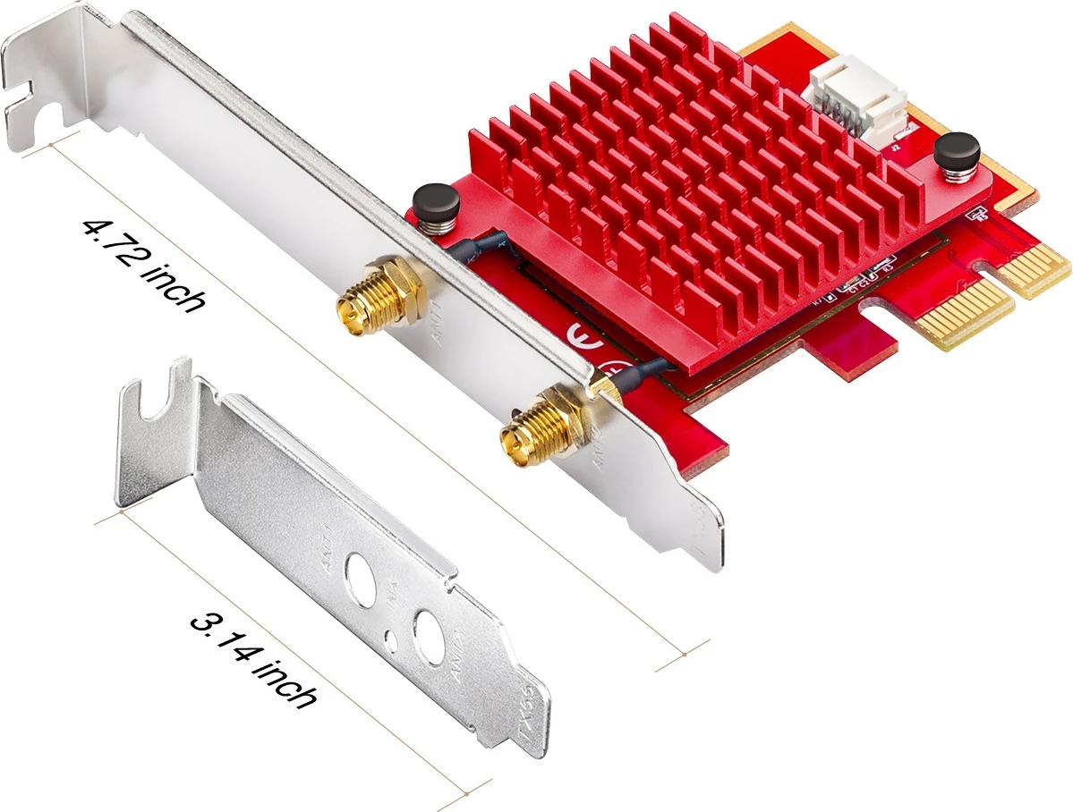 Kartelë rrjeti Cudy WE3000S, PCI Express, WLAN/Bluetooth, 2400 Mbit/s