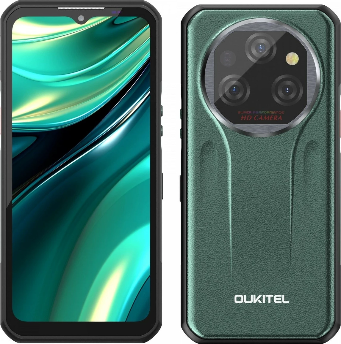 Celular Oukitel WP39, 6/256 GB, IP69K, i gjelbër