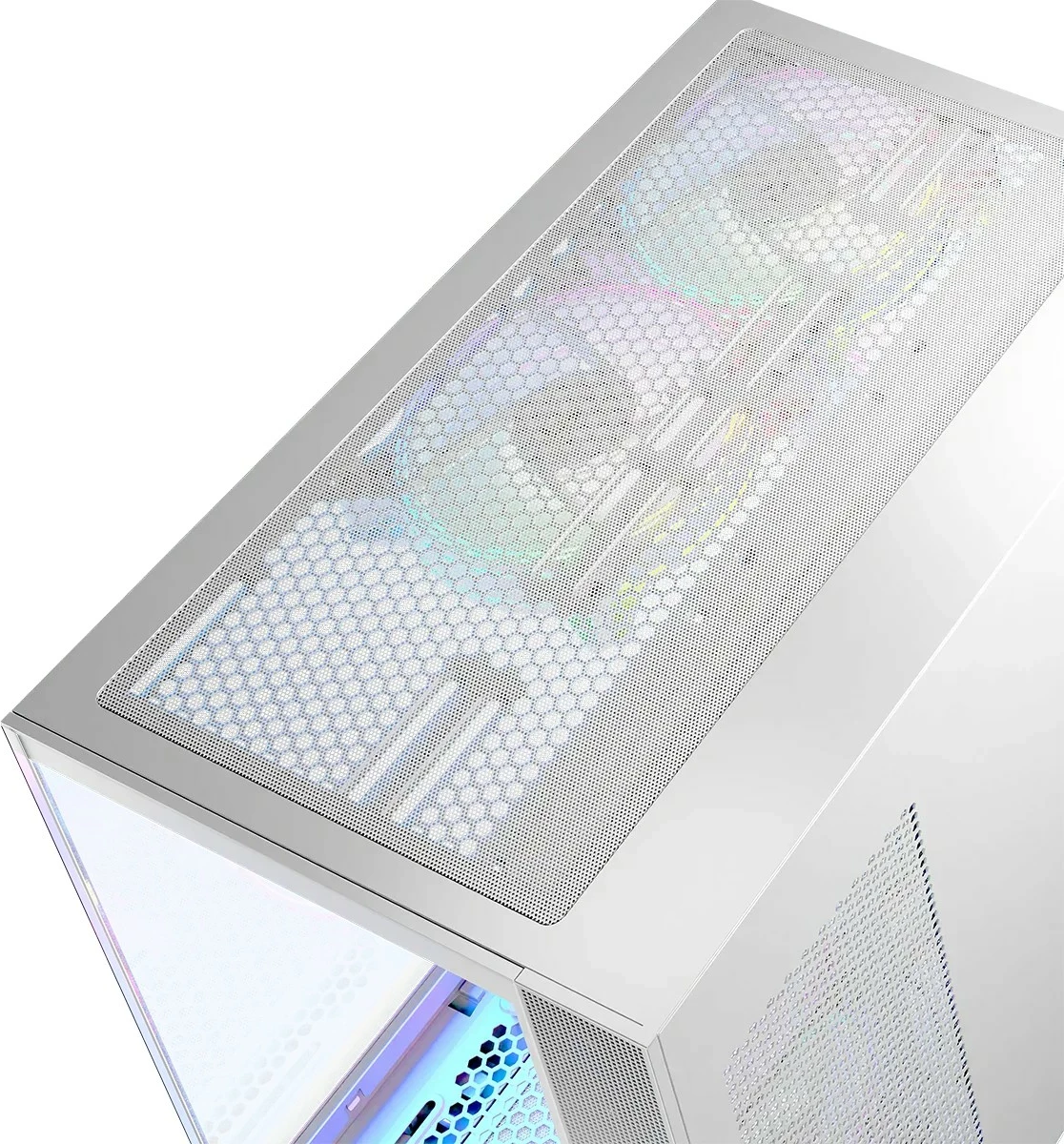 Kasë MODECOM Volcano Panorama APEX ARGB 7F Midi, e bardhë