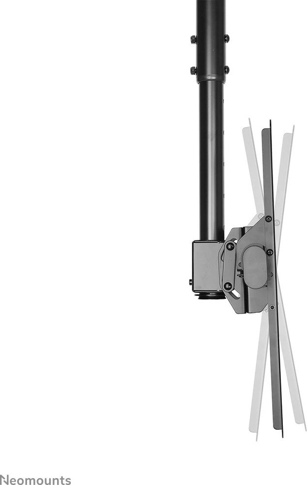 Mbajtës tavani për monitor/TV Newstar NM-C440BLACK, 32-60 inç, rregullim lartësie, 50 kg, e zezë