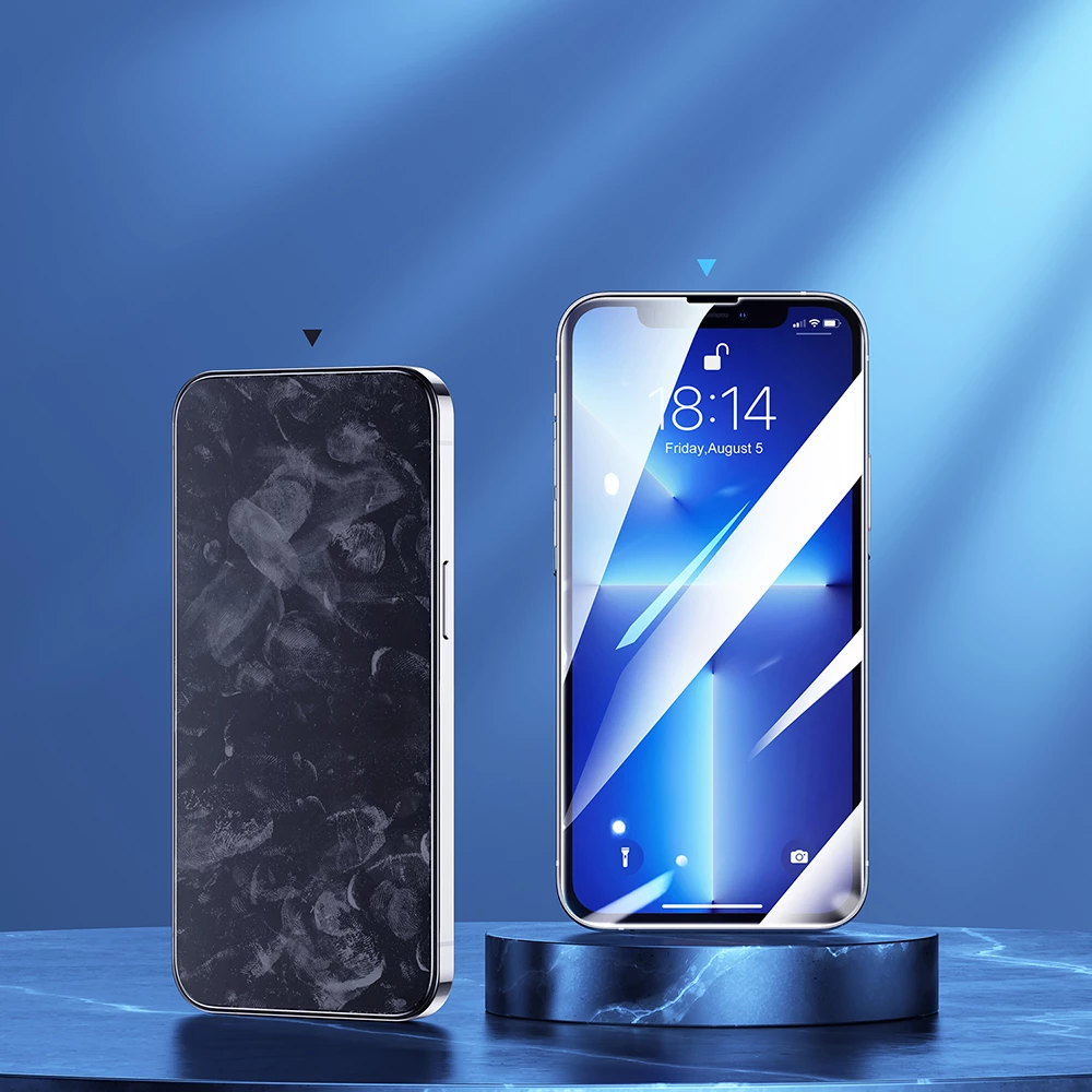 Xham mbrojtës Joyroom Knight 2.5D FS TG për iPhone 14 Plus, set prej 5 copë, Transparent