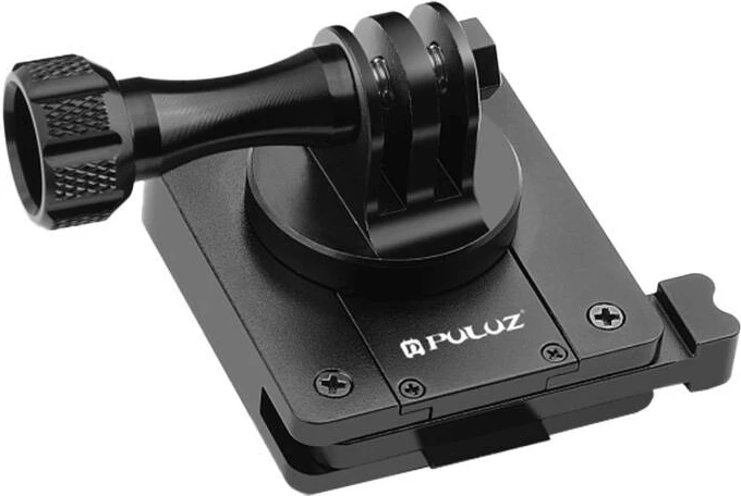 Mbajtës helmete Puluz PU935B për kamera sportive, aliazh alumini, i zi