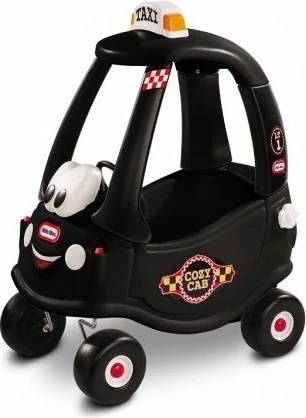 Makine ride-on Little Tikes Cozy Coupe Taxi, e zezë, për fëmijë