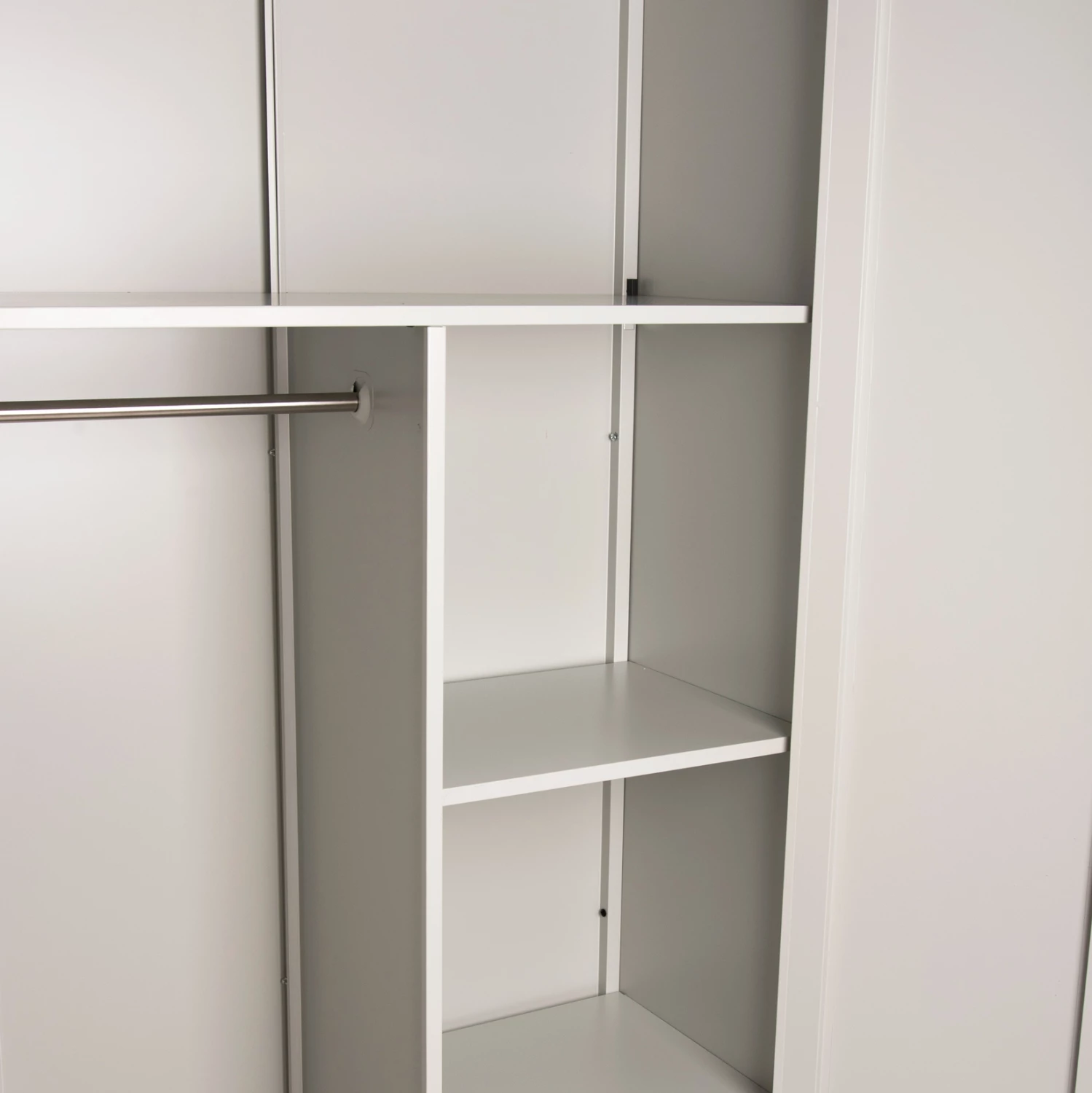 Dollap metalik, ngjyrë gri e lehtë, CLOD FH5961.11, 90x40x180 cm