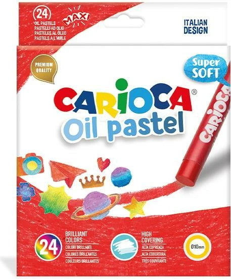 Markerë vajorë Carioca 24 Ngjyra