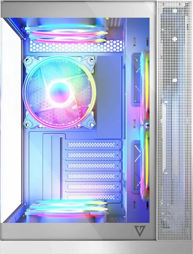 Kasë MODECOM Volcano Panorama APEX ARGB 7F Midi, e bardhë