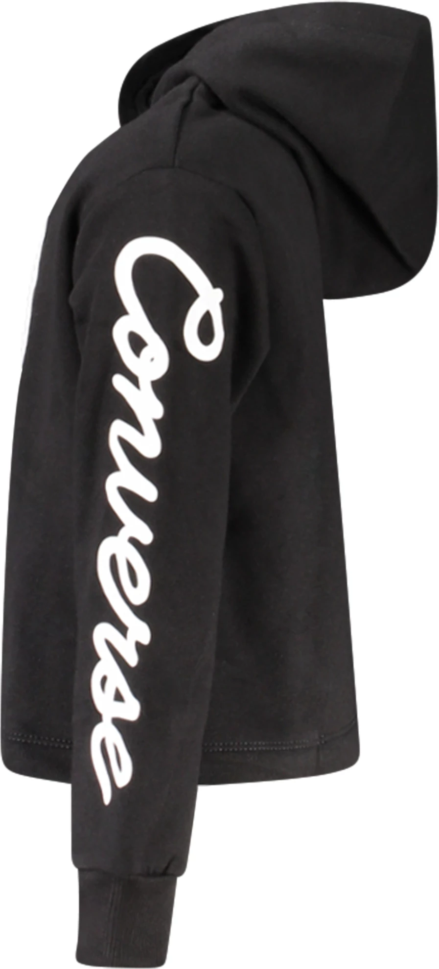 Duks për vajza Converse Zip-Up, e zezë