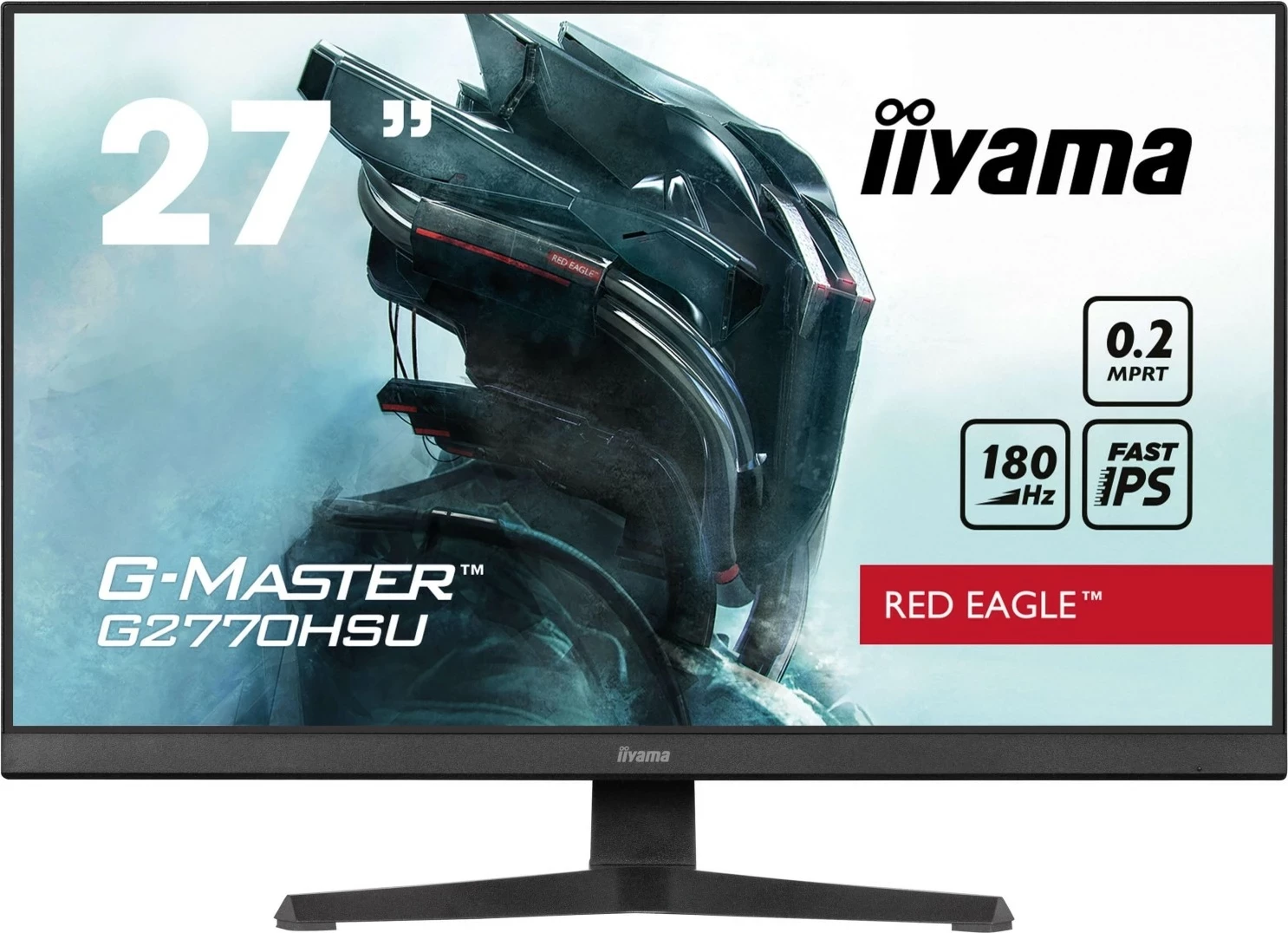Monitor iiyama G-Master G2770HSU-B6, 27'', IPS, Full HD, 0,2ms, 180Hz, e zezë
