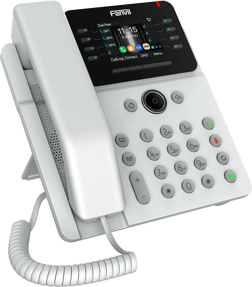 Telefon IP Fanvil V62G, 12 linja, 1000 hyrje, i zi