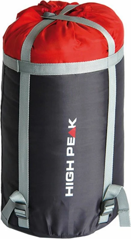 Thes gjumi High Peak Lite Pak 800, për turizëm në natyrë, e kuqe dhe e gjelbër