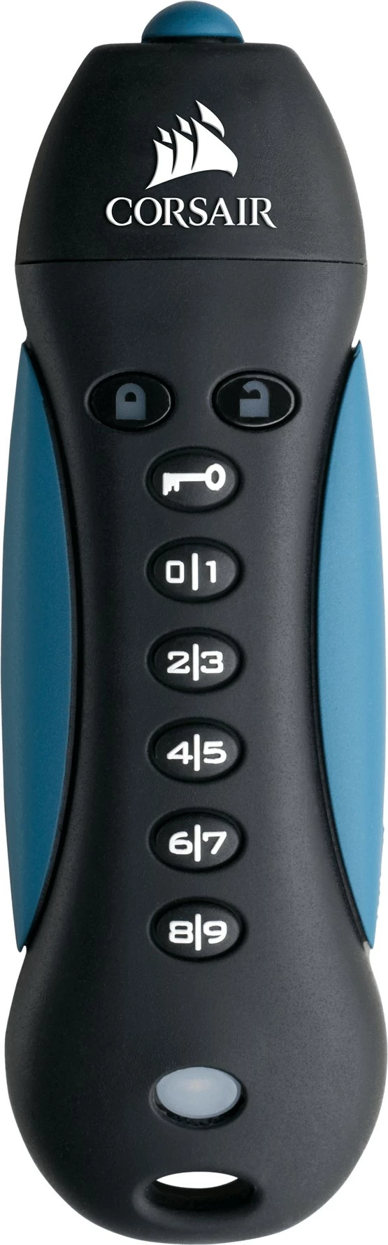 USB stick Corsair Padlock 3, 64GB, USB 3.0, i zi/blu