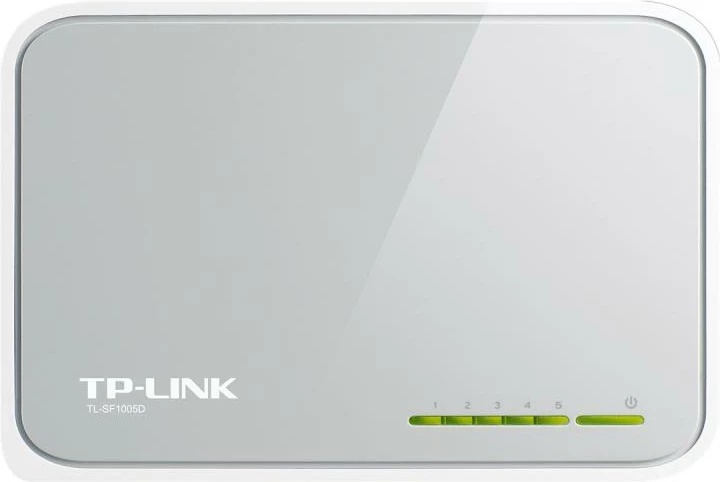 Switch, TP-Link TL-SF1005D 5 porte 10/100Mbps desktop, e bardhë
