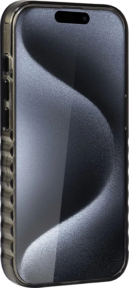 Mbështjellës Audi IML Big Logo MagSafe për iPhone 15 Pro Max, zi