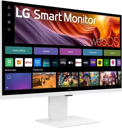 Monitor, LG, 32U850SA-W (32U850SAW), 32 inch smart webOS, i sheshtë TFT/LCD, i bardhë