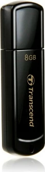 USB Transcend JetFlash 350 8GB, USB 2.0, e zezë