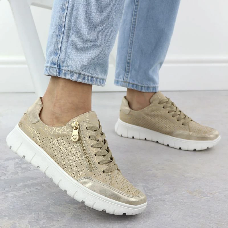 Atlete për femra Rieker, bezhë