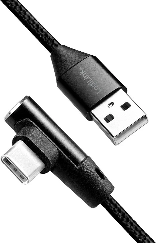 Kabllo USB-C LogiLink, e zezë