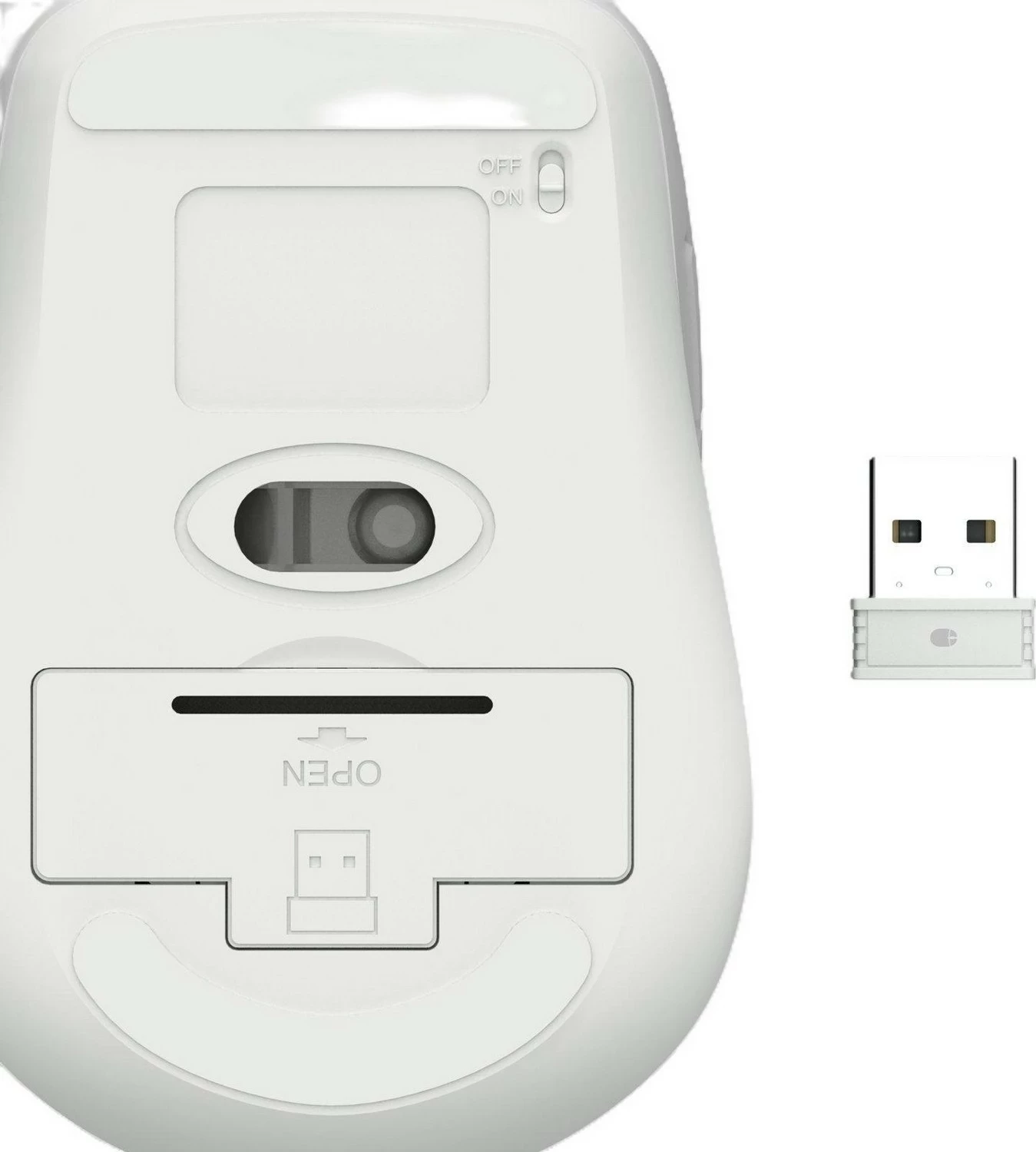 Maus Hama WM-450, wireless, laser, bardhë