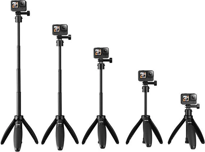 Selfie stick me tripod Telesin S1-MNP-02 për kamera sportive, i zi