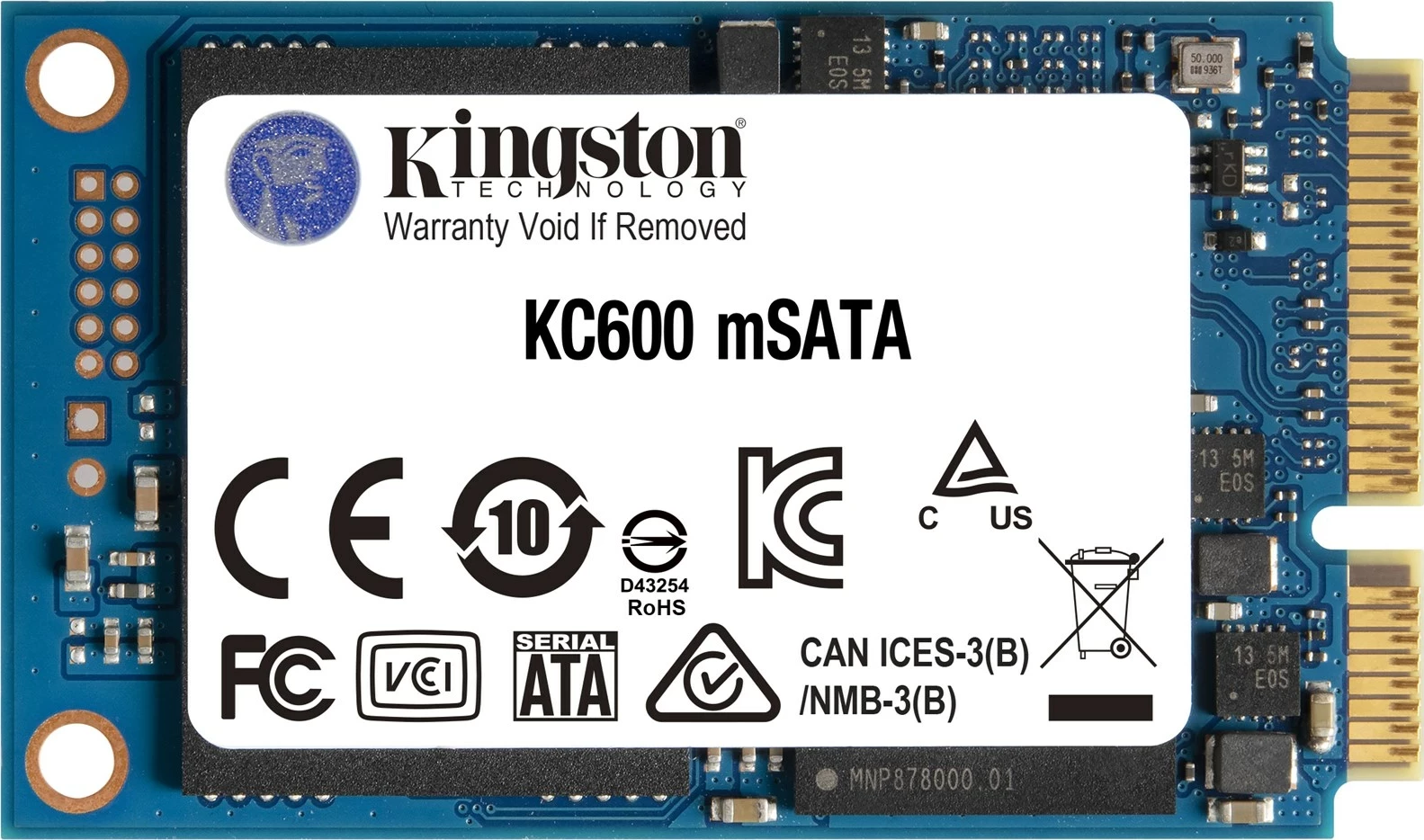 SSD Kingston KC600 512G mSATA