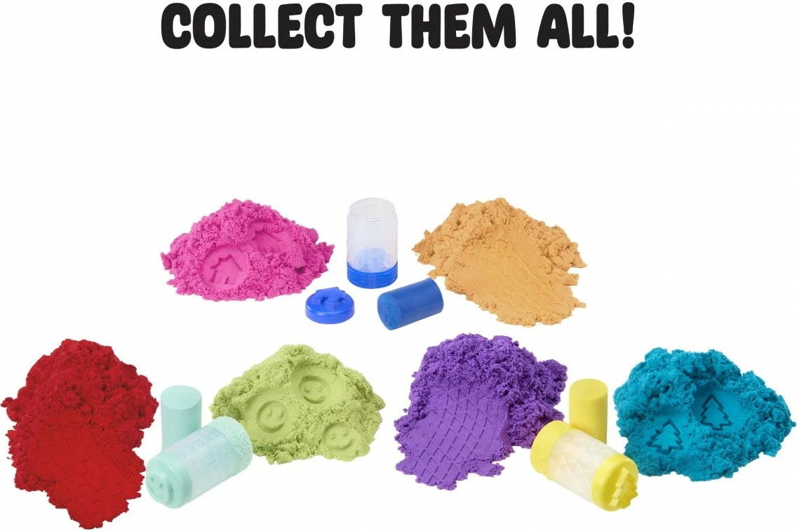 set rërë kinetike, MGA Wonder Factory Never Dry Sand Mega Bag 544913-EUC/553281, 2 lbs 3+, portokalli/kuqe