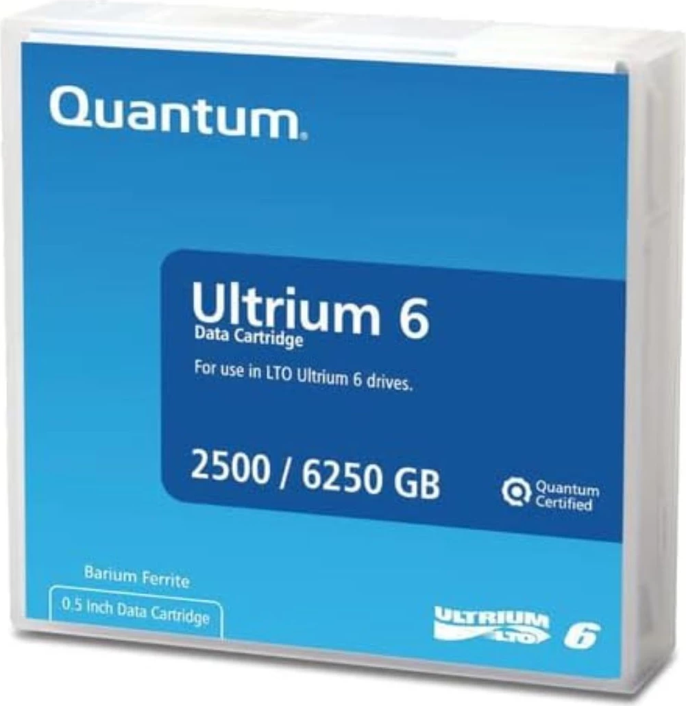 Kasetë të dhënash LTO, Quantum MR-L6MQN-03 Ultrium 6 2.5TB/6.25TB, e zezë