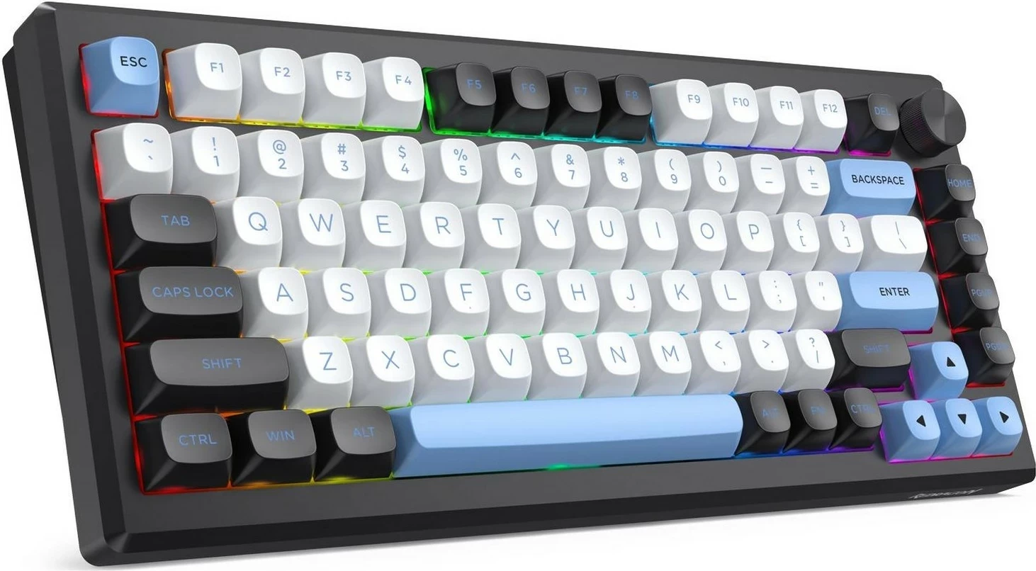 Tastierë mekanike Redragon K732WLB-RGB-PRO Uranus Pro 82, RGB, wireless/ka me kabllo, e zezë