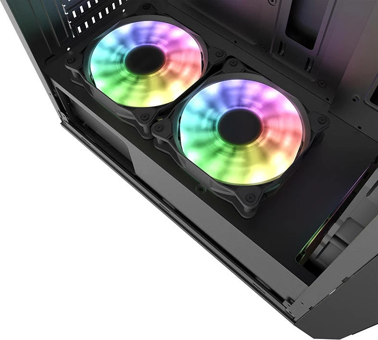 Kasë Darkflash Water Square 5, Middle Tower, ATX/M-ATX, pa ventilatorë, e zezë