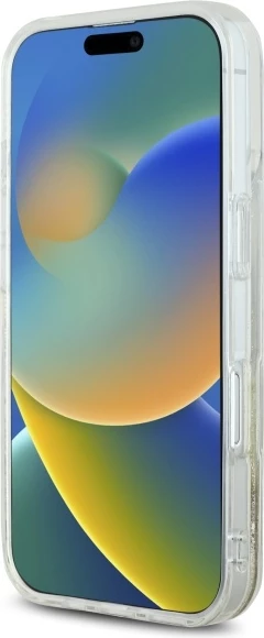 Mbështjellës Hello Kitty Liquid Glitter Fever MagSafe për iPhone 16, Gold