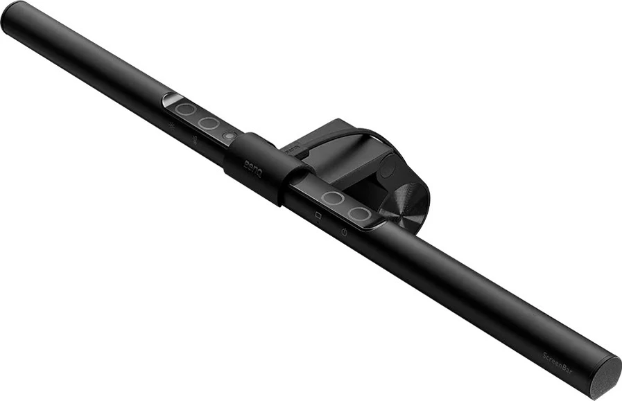 Dritë shirit monitori, BenQ, ScreenBar CLIP 9H.W42WT.EQ2, USB-C 5V/1A, 15 nivele ndriçimi me sensor automatik, e zezë