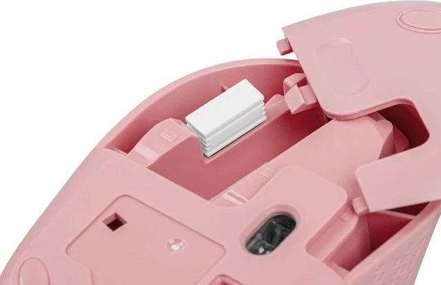 Maus wireless Natec Stork NMY-2002, 1600 DPI, Rozë