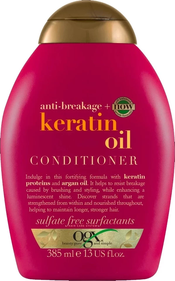 Kondicioner për femra OGX Anti-Breakage + Keratin Oil, 385ml