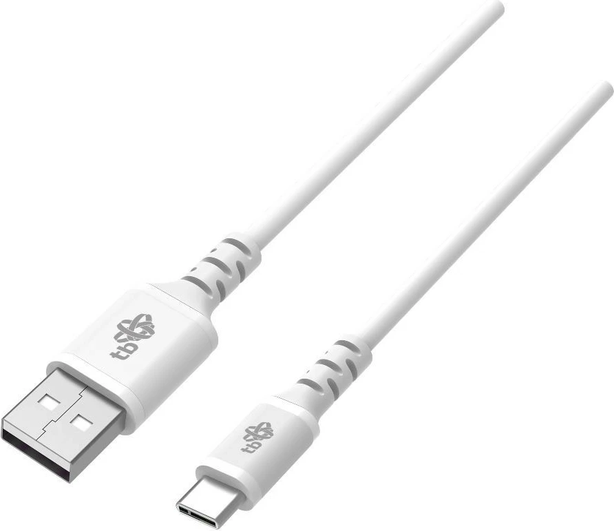 Kabllo USB në USB Type C TB AKTBXKUCMISI20W, 2m, Silikon, Bardhë