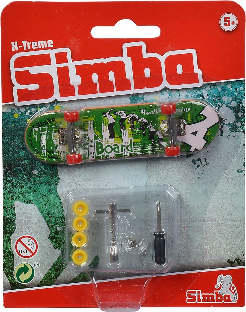Fingerboard Simba X-Treme, 6 lloje të ndryshme, me aksesorë