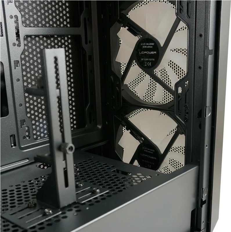 Kasë LC-Power Gaming 804B, Midi Tower, ATX, micro ATX, Mini-ITX, e zezë