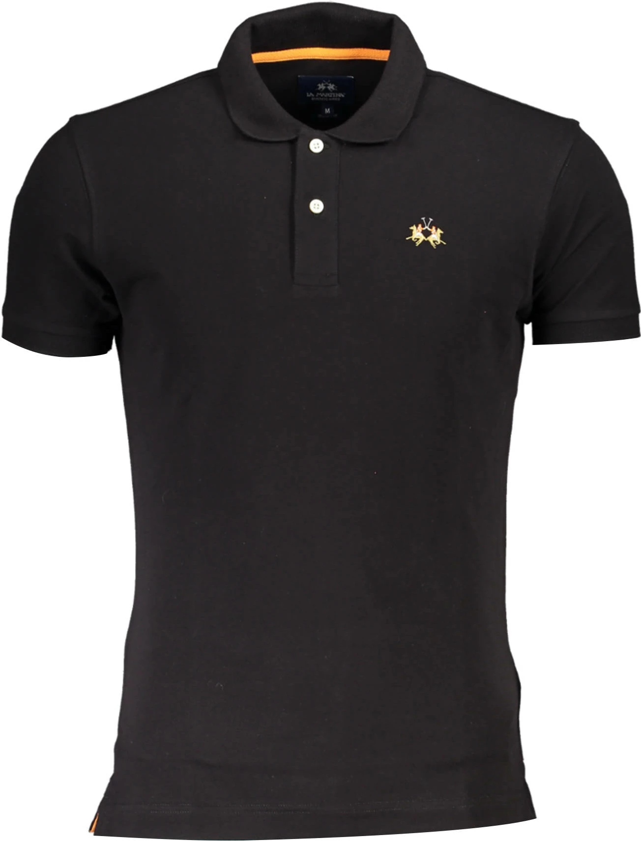 Maicë polo LA MARTINA meshkuj, e zezë