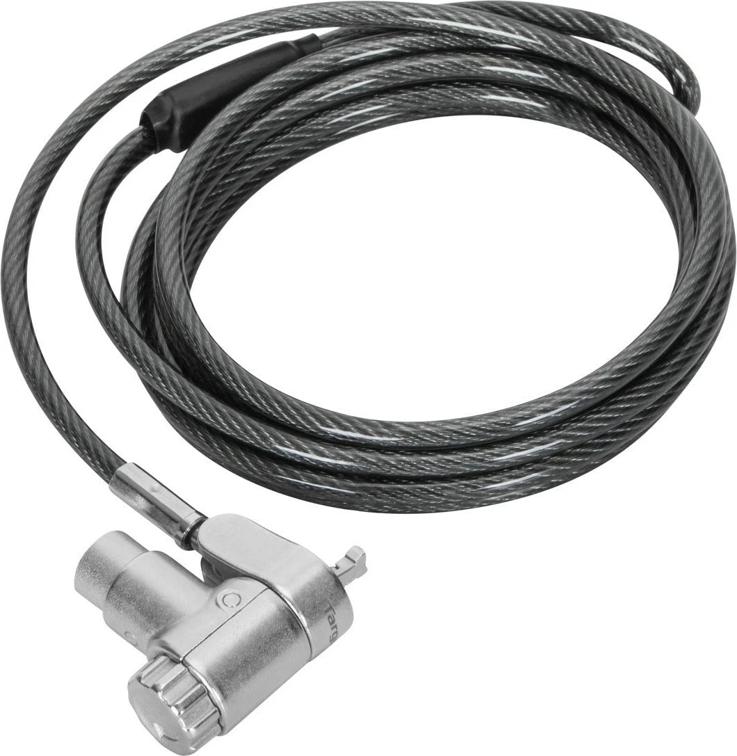 Kabllo sigurie me kyç Targus Ultimate, 2m, çelik, argjend