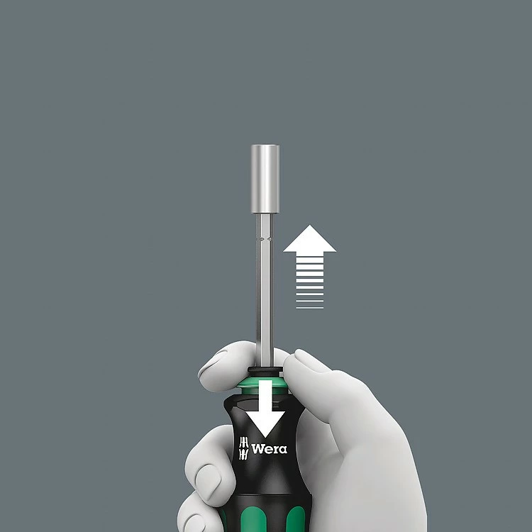 Drejtvijues Wera 05134491001 me mbajtës bitash, 1 copë, me kuti, e zezë